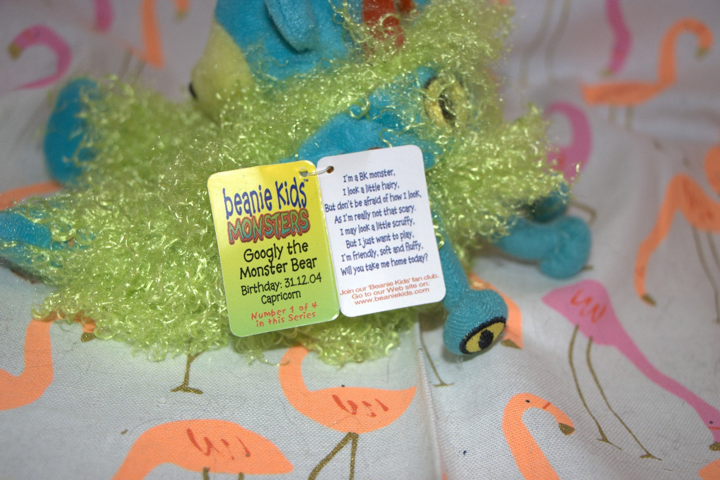 Googly the Monster Bear Beanie Kid 31st December 2004 Capricorn