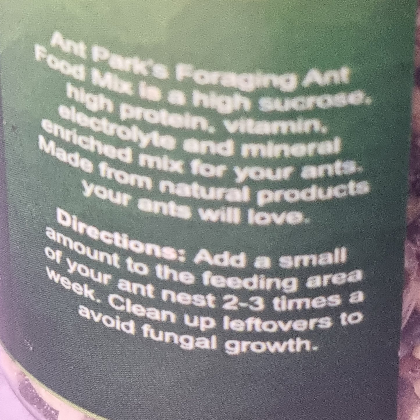 Ant Park Foraging Ant Food Mix