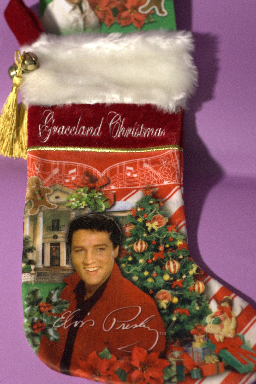 Elvis Presley Christmas Stocking Gracelands Christmas