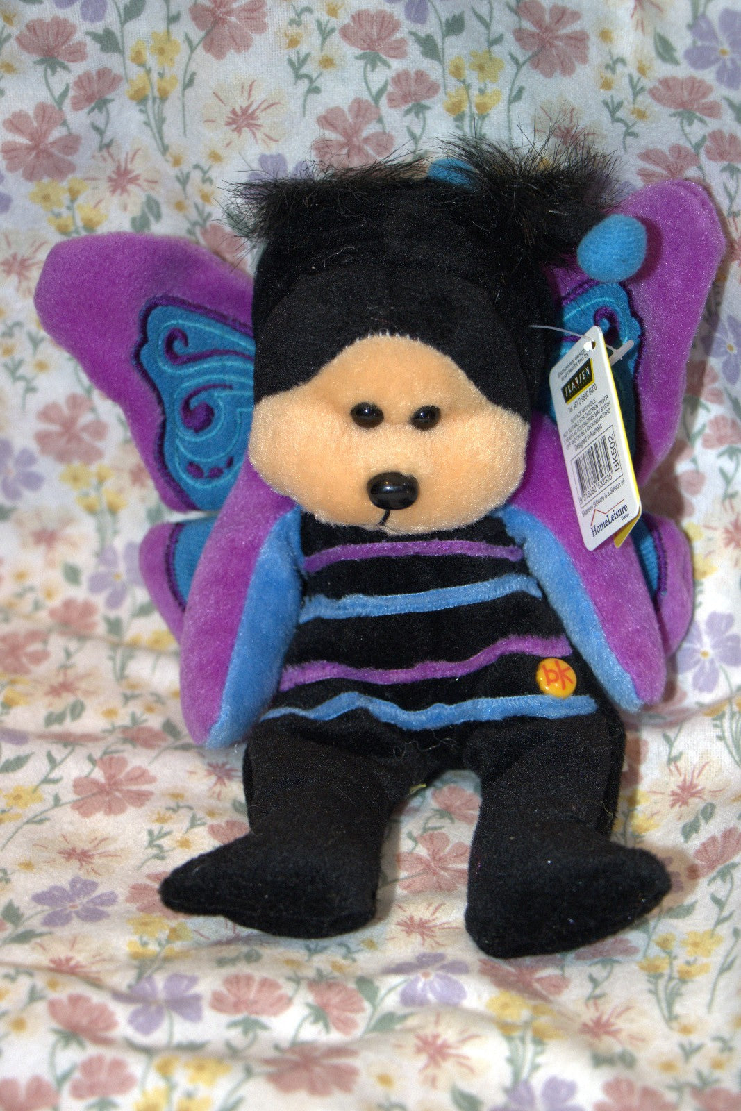 Hover the Butterfly Bear Beanie Kid 17th July 2005 Cancer Premier Exclusive