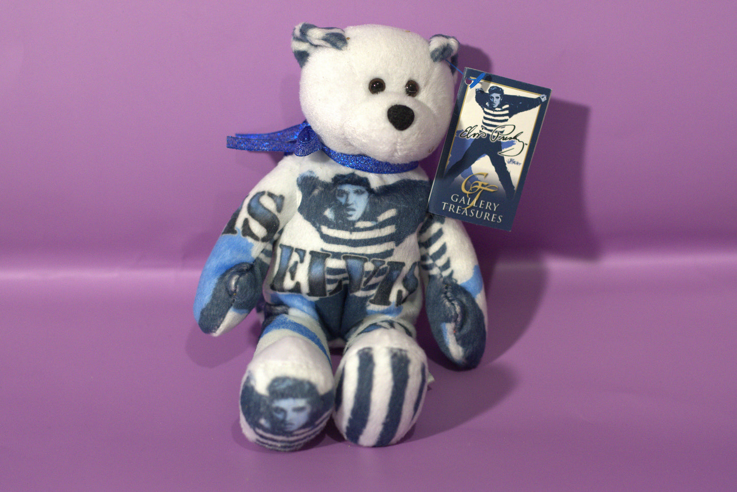 Elvis Presley Jailhouse Rock Limited Treasures Beanie Bear Excellent Cond 23cm