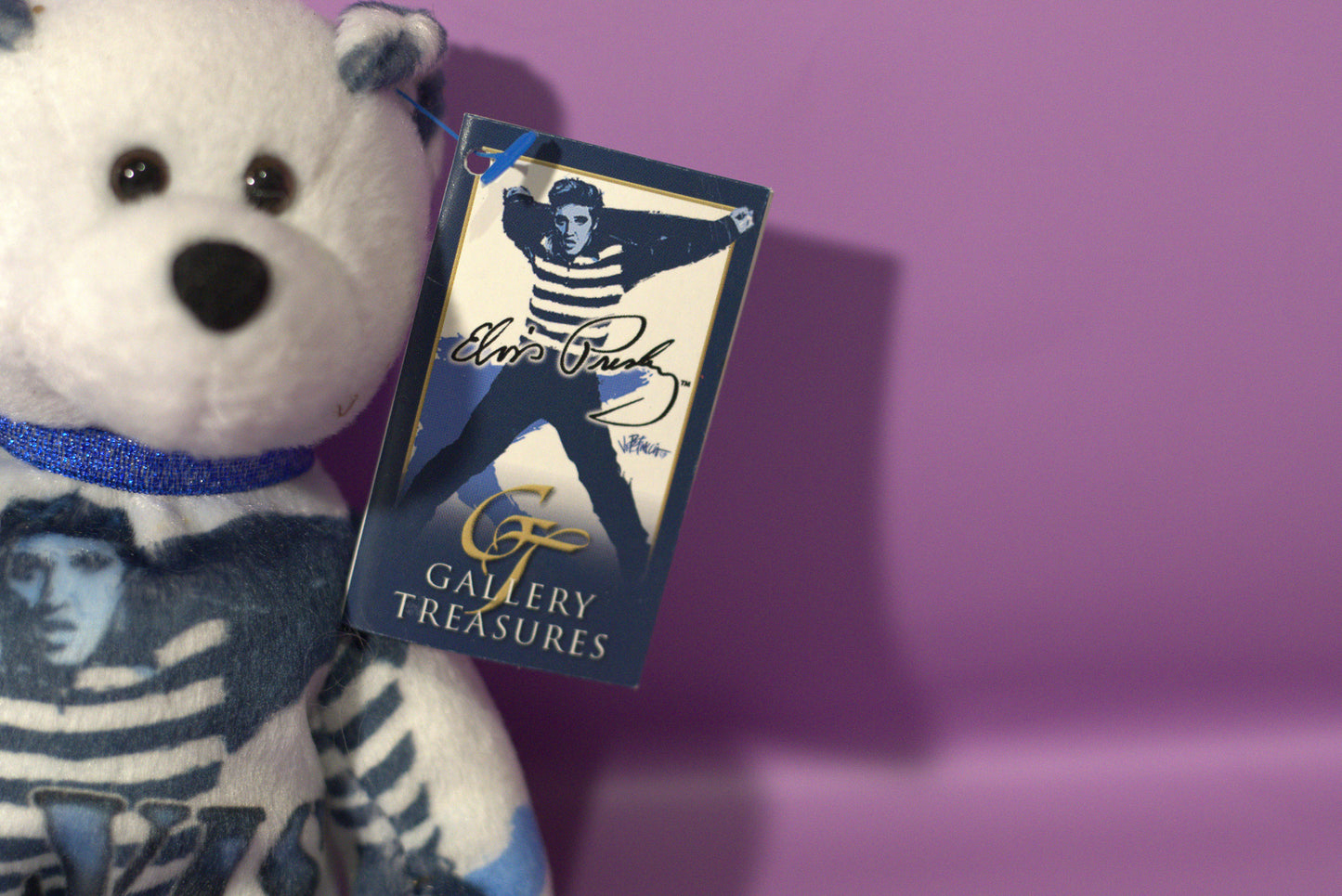 Elvis Presley Jailhouse Rock Limited Treasures Beanie Bear Excellent Cond 23cm