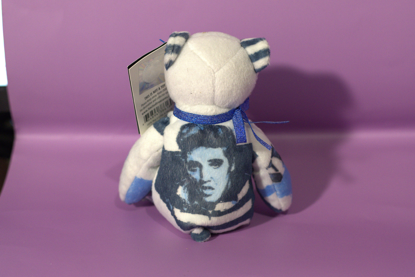 Elvis Presley Jailhouse Rock Limited Treasures Beanie Bear Excellent Cond 23cm