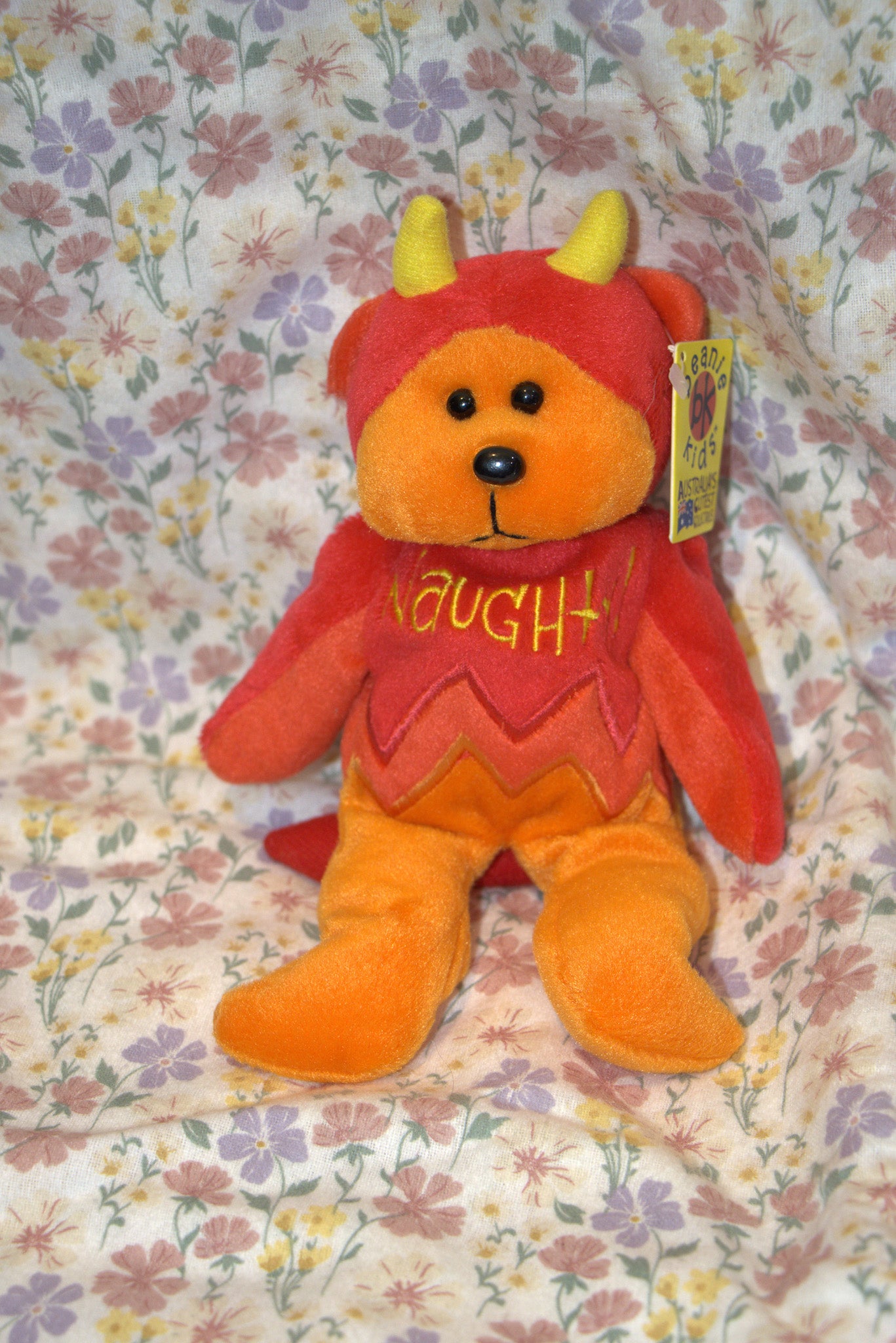 Naughty the Bear Beanie Kid 11th July 2002 Cancer
