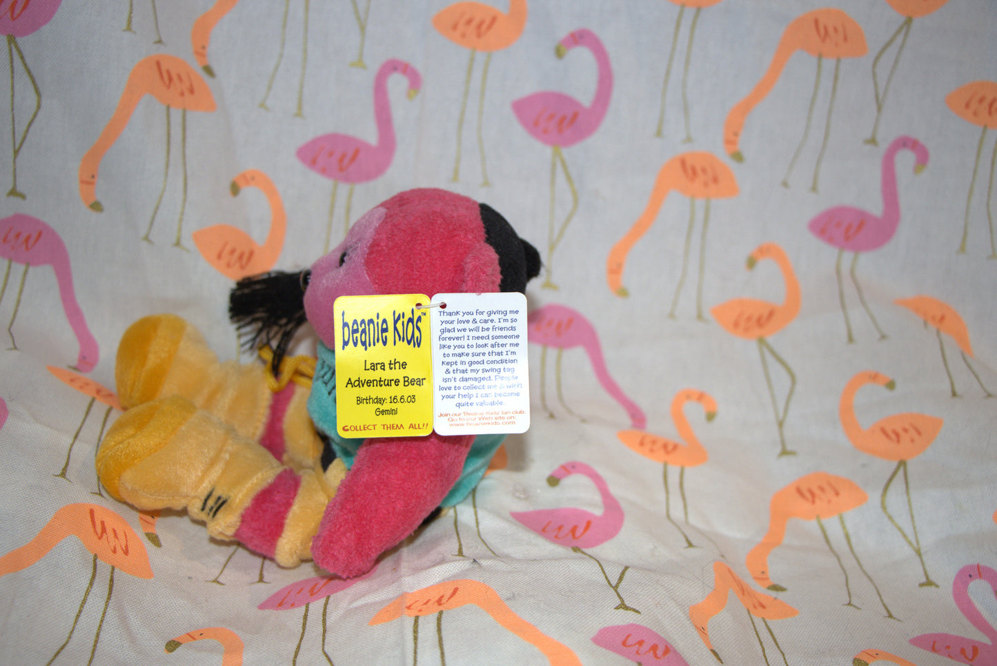 Lara the Adventure Bear Beanie Kid 16th June 2003 Gemini