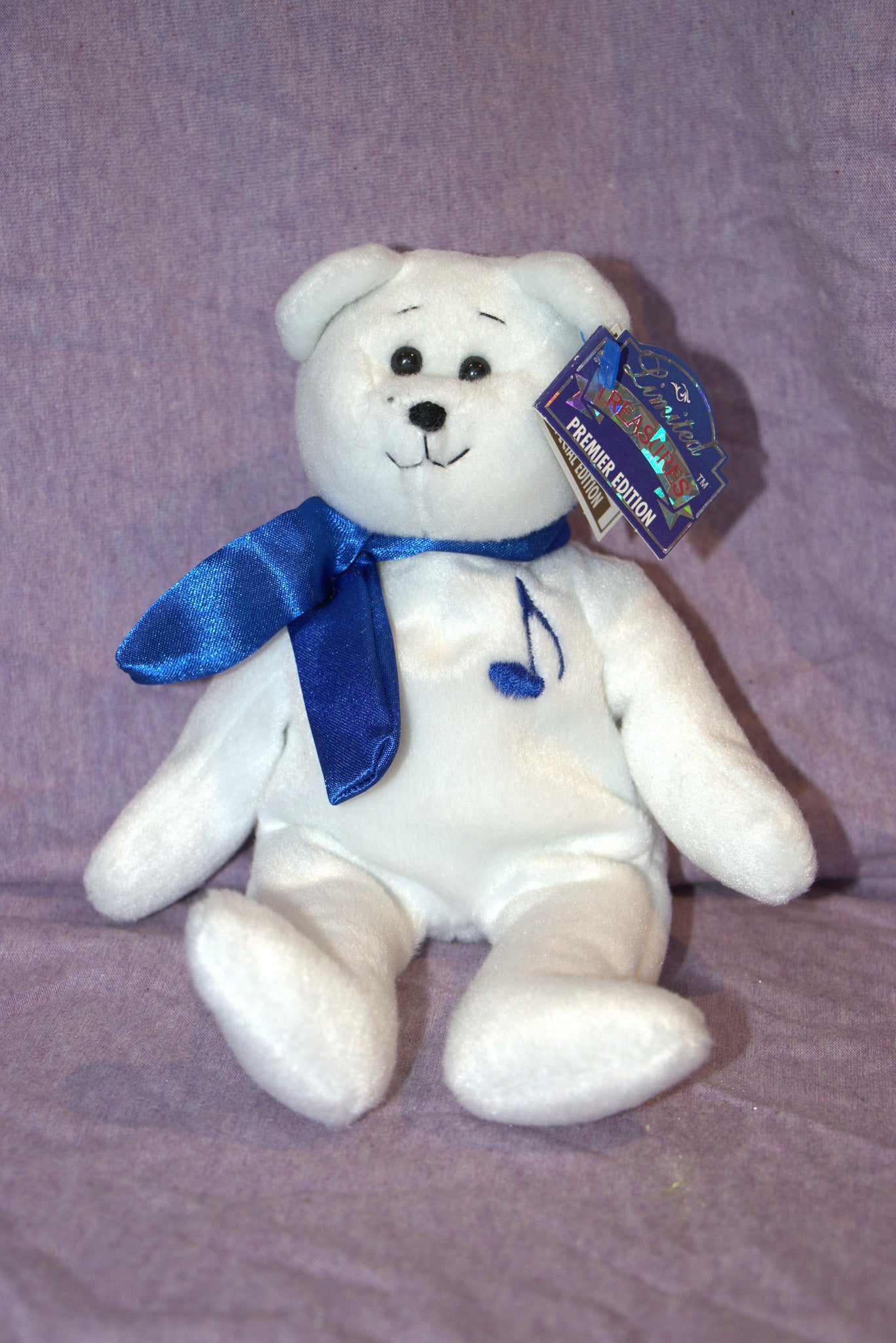 Elvis Presley Limited Treasures Premier Edition Beanie Bear Excellent Cond 23cm