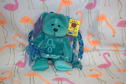 Trickle the Water Fairy Bear Beanie Kid 5th July 2002 Cancer