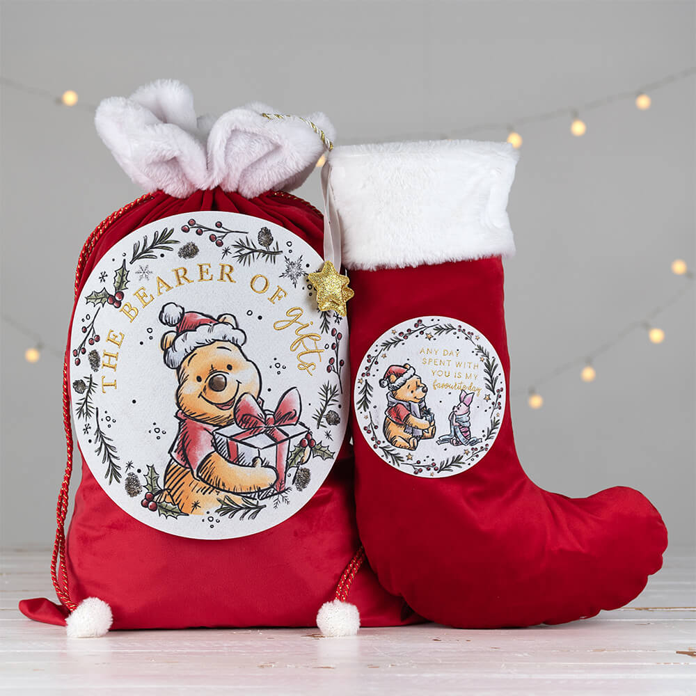 Winnie the Pooh Christmas: Sack 'The Bearer of Gifts' - Disney Christmas