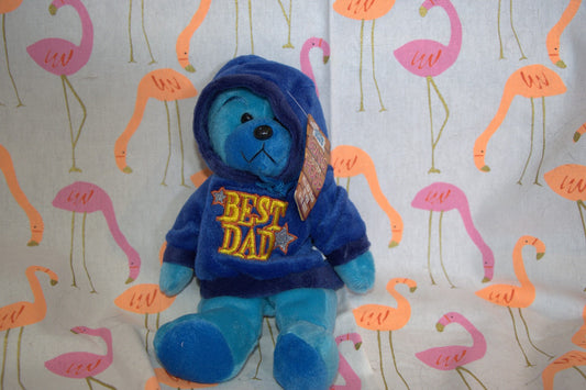 Best Dad Hooded Bear Collectible Skansen Beanie Kid Excellent Condition