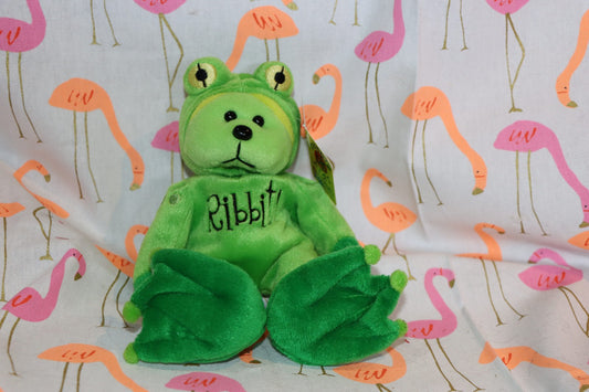 Leap The Frog Bear Collectible Skansen Beanie Kid Excellent Condition