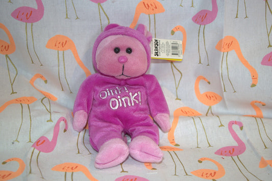 Snuffle The Pig Bear Collectible Skansen Beanie Kid Excellent Condition